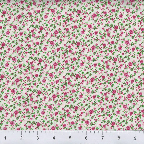 Quilters Calicos Pink Fabric 181 BTY