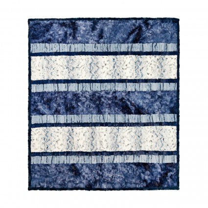 Crazy 8 True Blue Shannon Fabrics Cuddle Minky Quilt Kit
