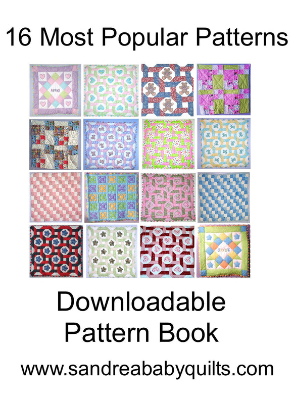 Baby Quilt Pattern Book - 16 of Our Most Popular Patterns!