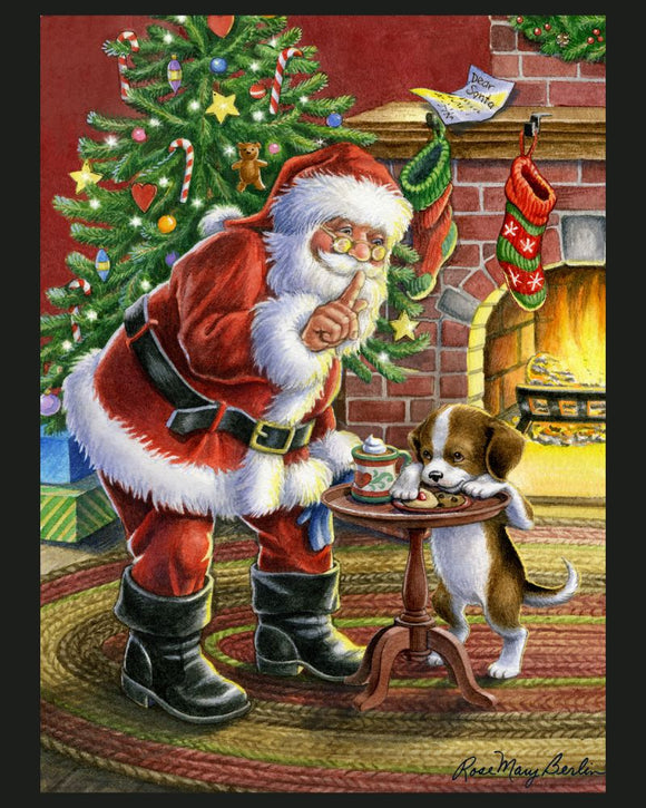 Cookie Thief by Rose Mary Berlin - Christmas Digital Panel