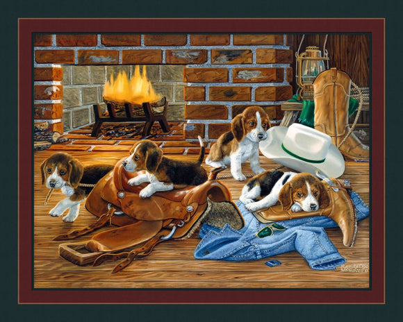 The Wranglers Puppy Digital Panel