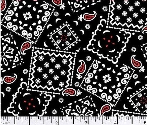 Blazin Bandana Fabric