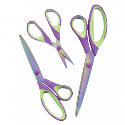 3 pc Titanium Coated Sewing Scissors Set SUL15007