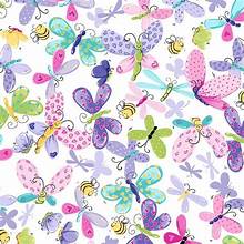 Flutter The Butterfly Multi Fabric