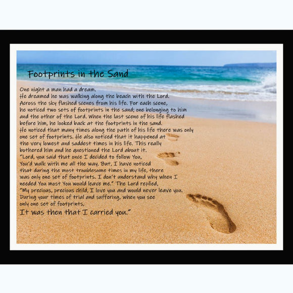 Footprints in the Sand Digital Panel