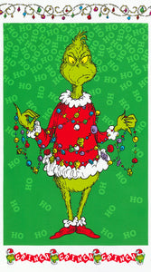 How the Grinch Stole Christmas 23" Panel