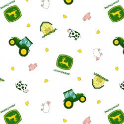 John Deere Tractor Toss Fabric