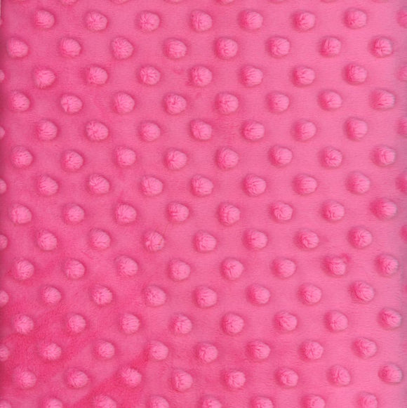 Slinky Minky Dots Flamingo 60