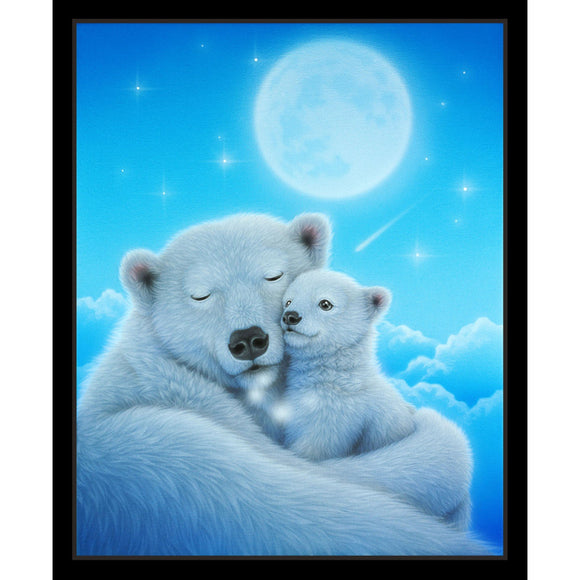 Under the Moon Polar Bear Panel