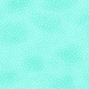 Comfy Flannel Turquoise w/ Dots Fabric 9527-11 BTY