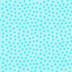 Bazooples Tossed Dots Blue Fabric BTY