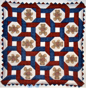 Bears Intertwined Western Quilt Pattern