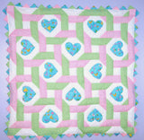 Hearts Intertwined Baby Quilt Kit*