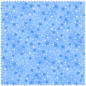 Comfy Flannel Blue w/ Stars 9831-11 BTY
