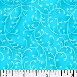 Free Way Light Blue Cotton Fabric BTY