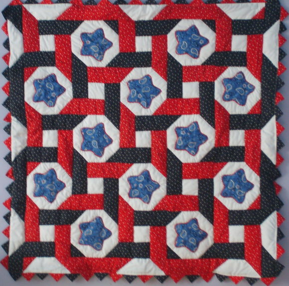 Stars Intertwined Baby Quilt Kit*