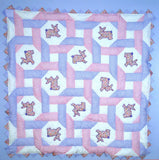 Bunnies Intertwined Baby Quilt Kit*