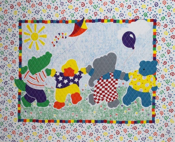 Spring Dance Pre-quilted Panel 08