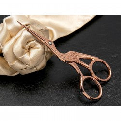 4 1/2" Stork Scissors - Rose Gold - for Intricate Hand Work TACB4812RG