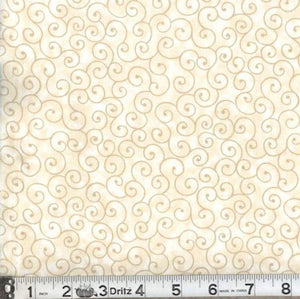 Tilt-A-Whirl Natural Cotton Fabric BTY