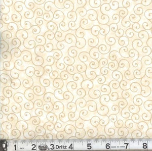 Tilt-A-Whirl Natural Cotton Fabric BTY