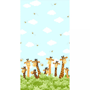 Zoe The Giraffe II Border Print WSB20257-930 Susybee