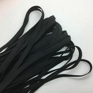 1/4" Elastic Black - 20 Yards