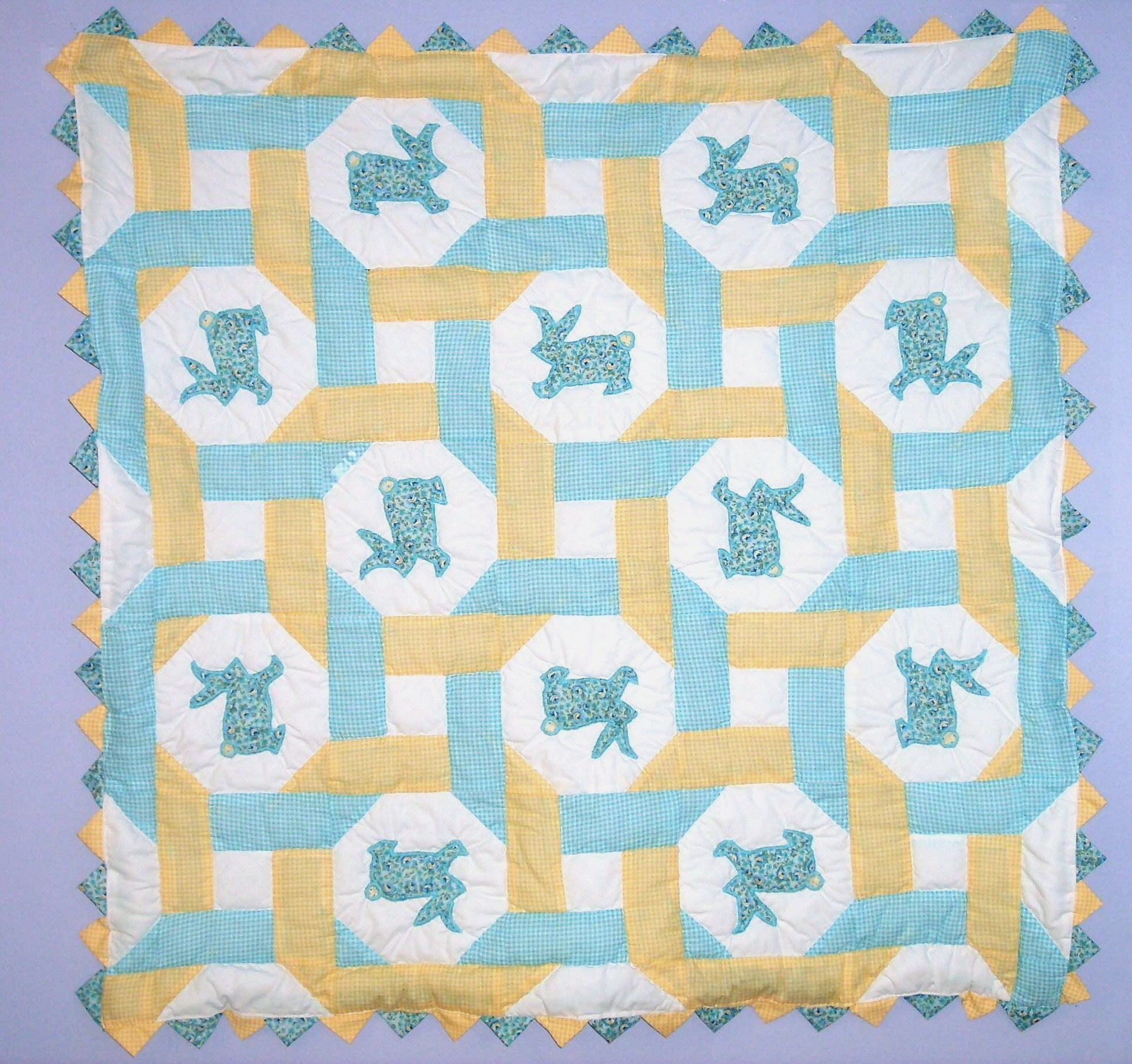 Bunnies Intertwined Baby Quilt Kit* – Quilting Fabric Supplier