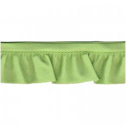 2" Mint Green Ruffled Blanket Binding Trim by the Yard