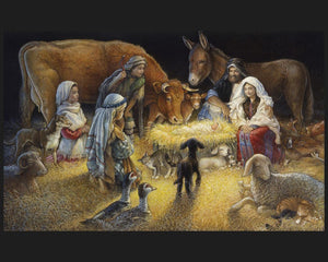 Oh Night Divine by Richard Jesse Watson - Christmas Nativity digital Panel