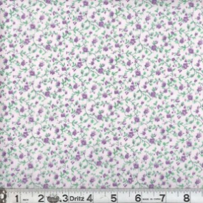 Quilters Calicos Lavender Fabric 189 BTY